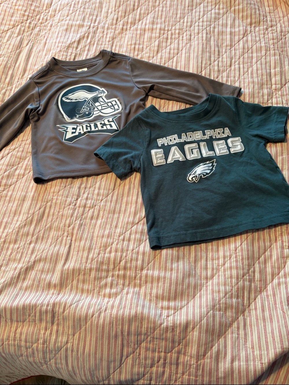 Kids' Long Sleeve and Short Sleeve Eagles shirts
